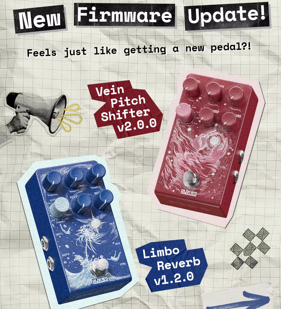 KLOWRA エフェクター：最新ファームウェアアップデート情報と使い方ガイド