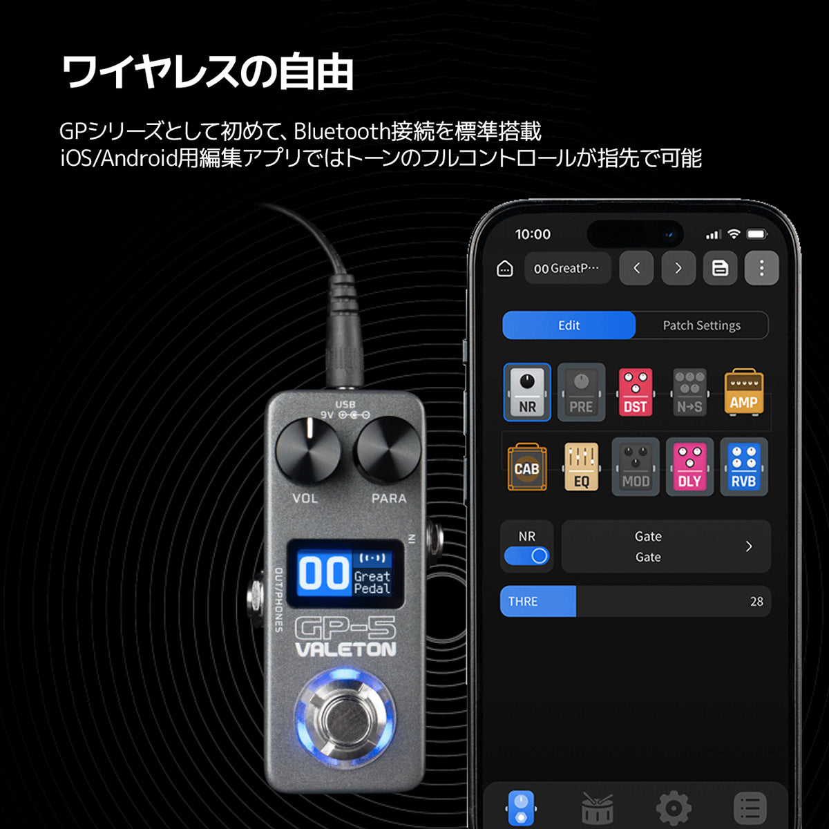 Valeton GP-5 コンパクトマルチエフェクト・プロセッサー