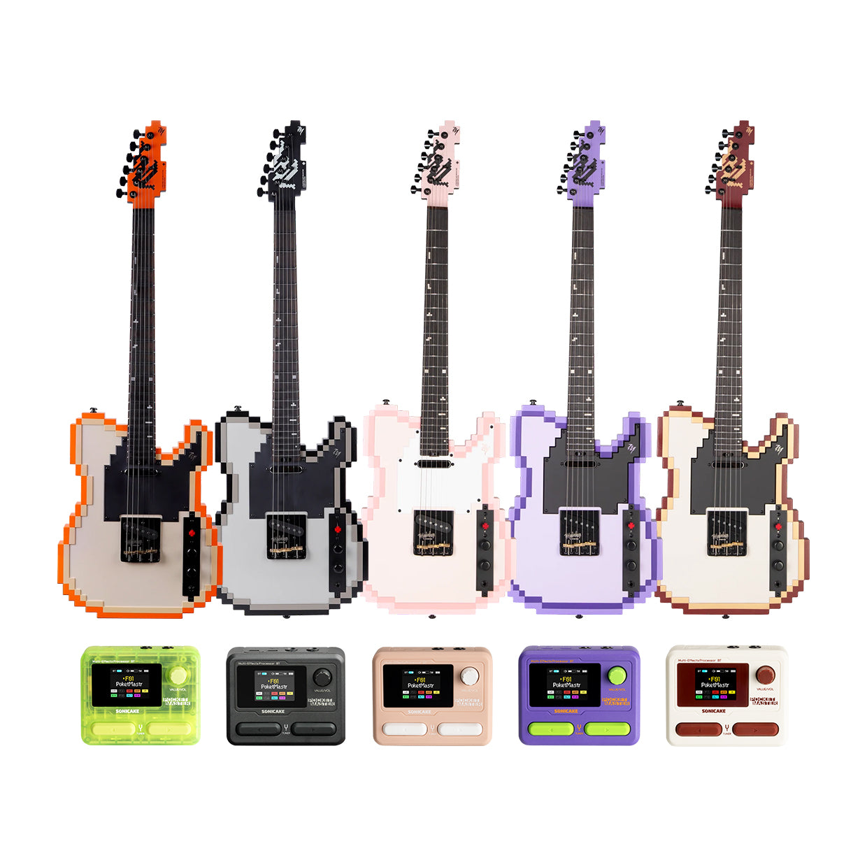 Mojolnir 8-BIT シリーズ STAGE-T エレキギター 専用ハードケース付き