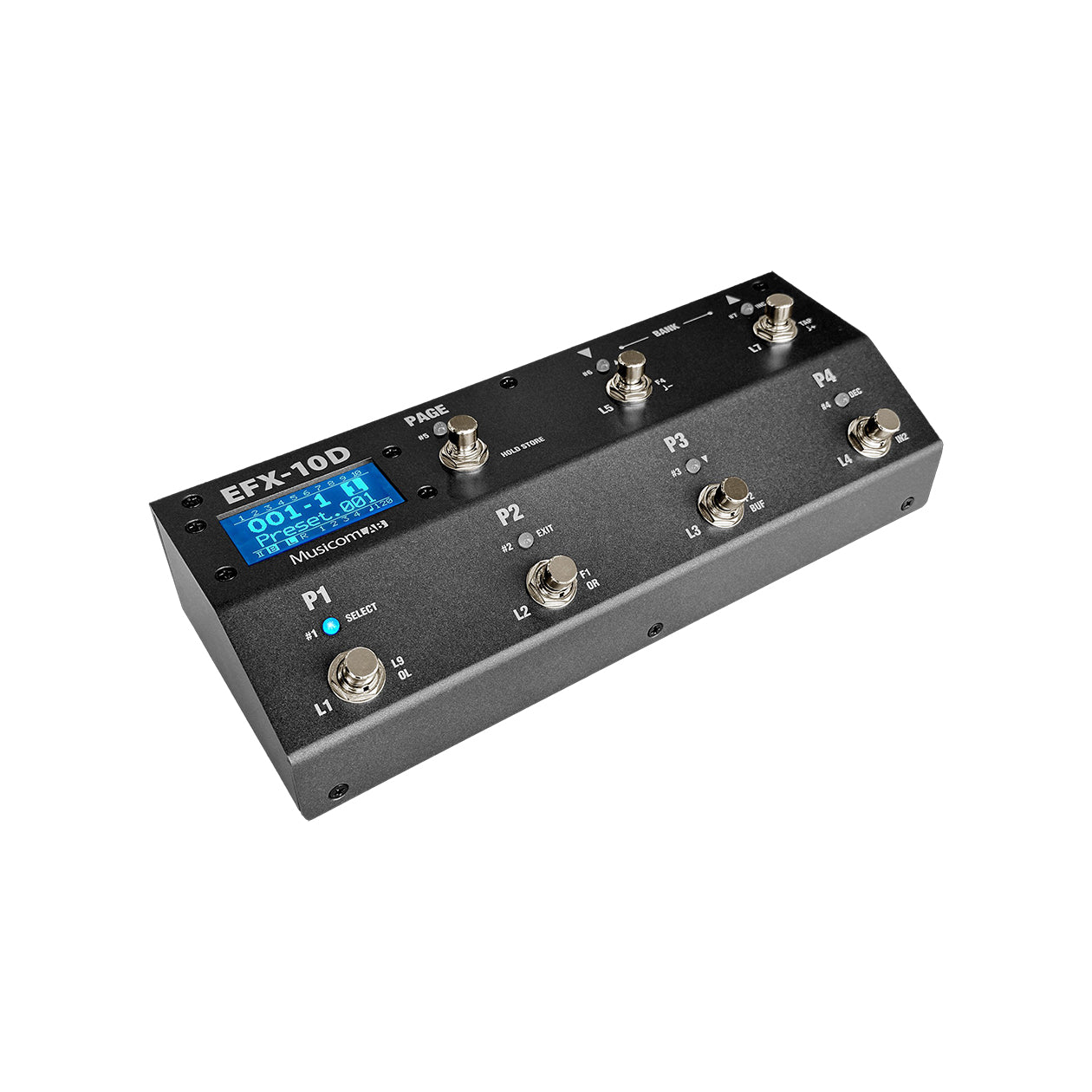 MusicomLAB EFX-10D MIDI ループスイッチャー MIDI コントローラー