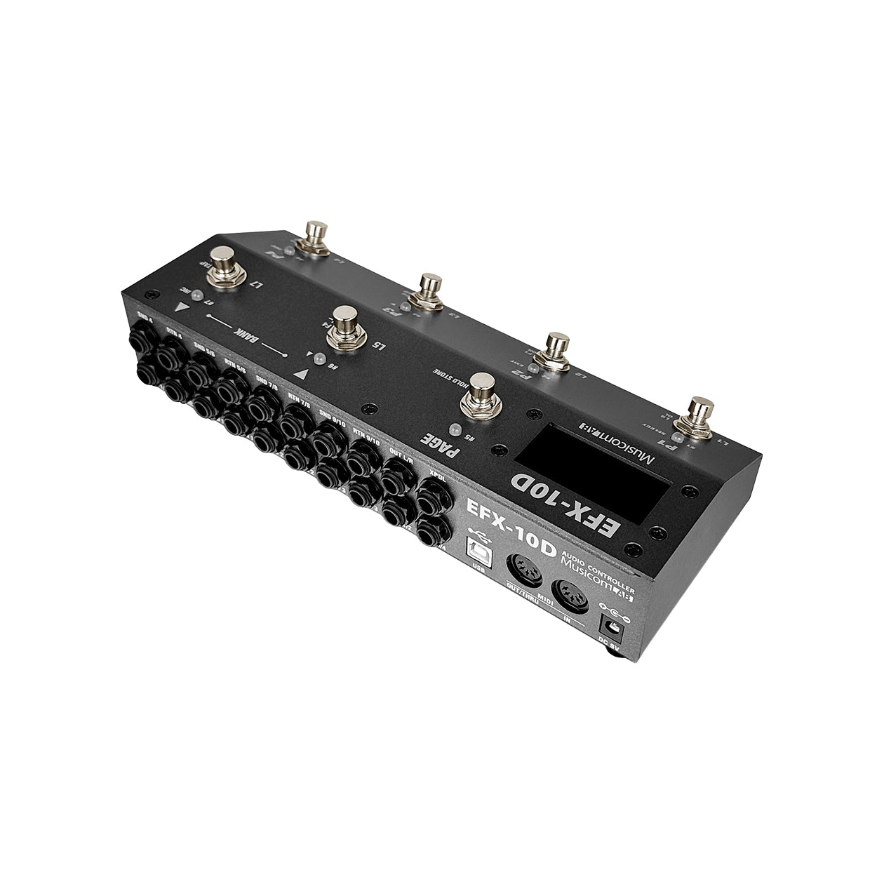 MusicomLAB EFX-10D MIDI ループスイッチャー MIDI コントローラー