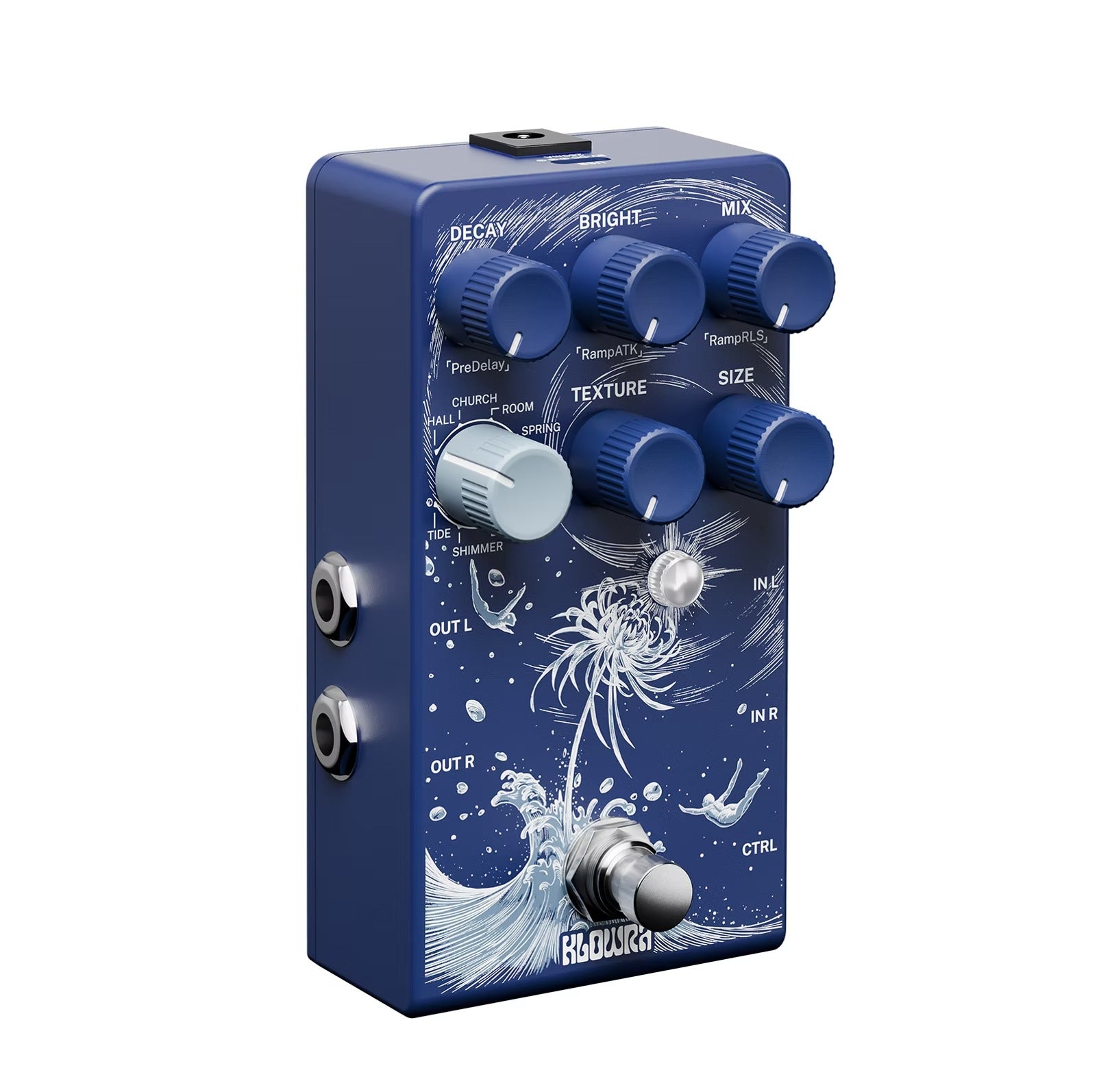 Hermida Audio USA Reverb リバーブ　ギターエフェクター Original Hermida Audio Reverb Effects Pedal Version 1 V1