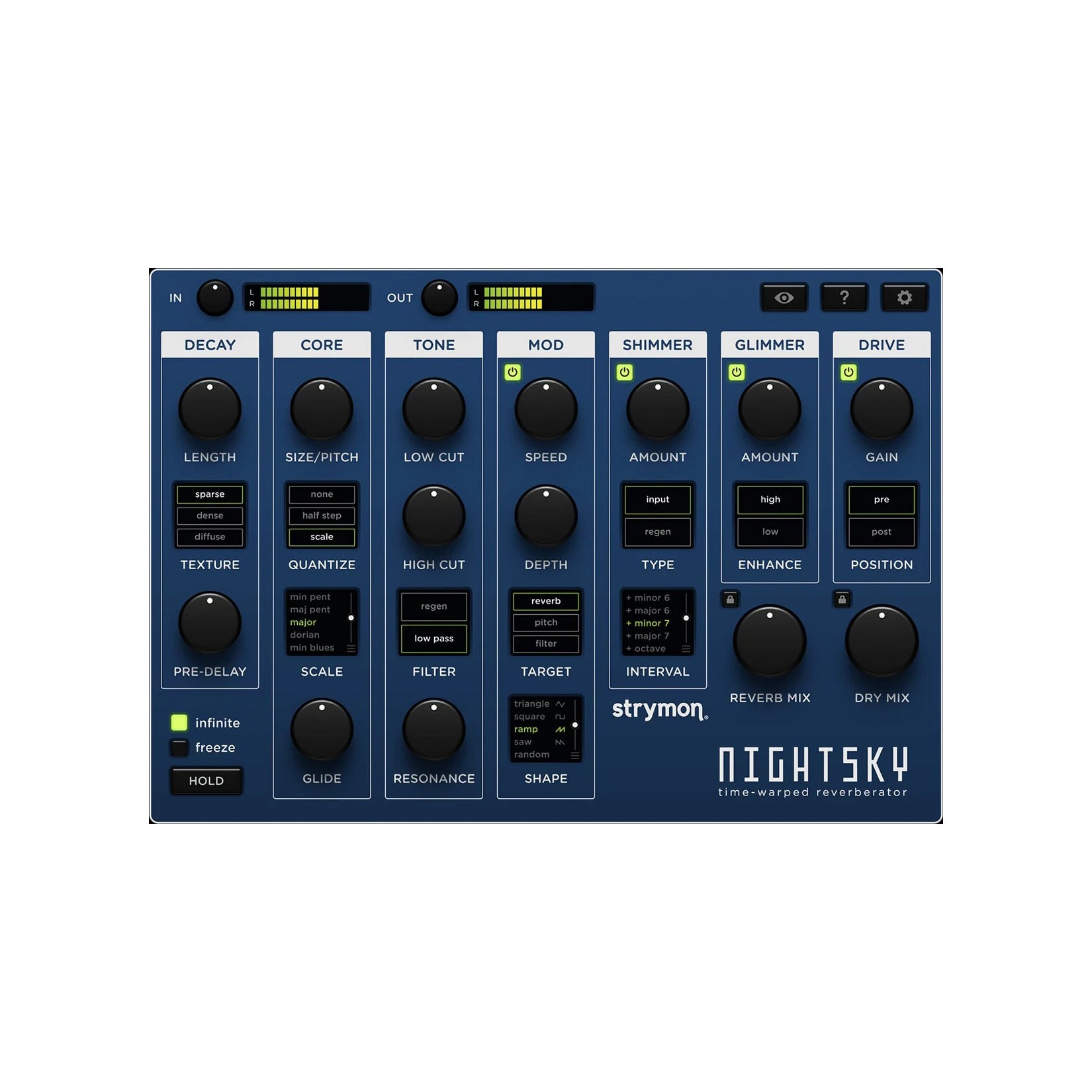 strymon NightSky Experimental Reverb Plugin