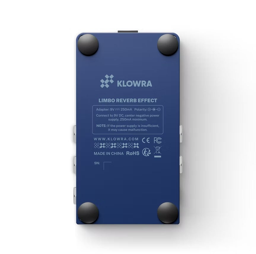 正規代理店】KLOWRA Limbo Reverb ステレオリバーブ／ギターペダル